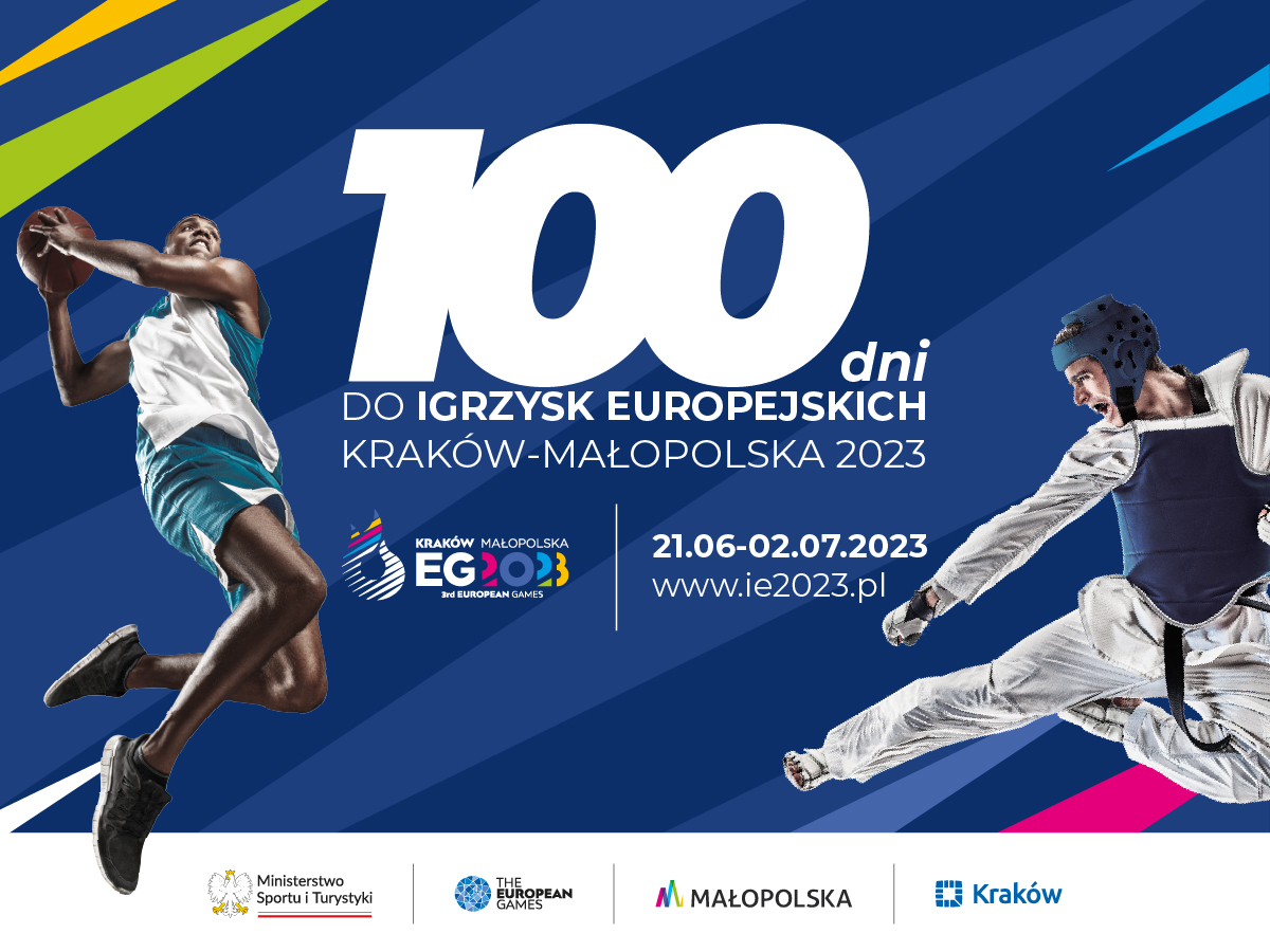 Igrzyska Europejskie Kraków-Małopolska 2023. Kliknij, aby dowiedzieć się więcej.
